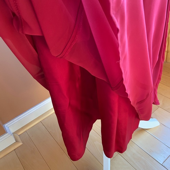 Red Formal Strapless Gown - Picture 9 of 10